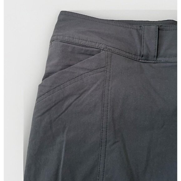 REI Black Straight Leg Pants Womens Outdoors Hiking Nature Size 16 Petite - Picture 4 of 9